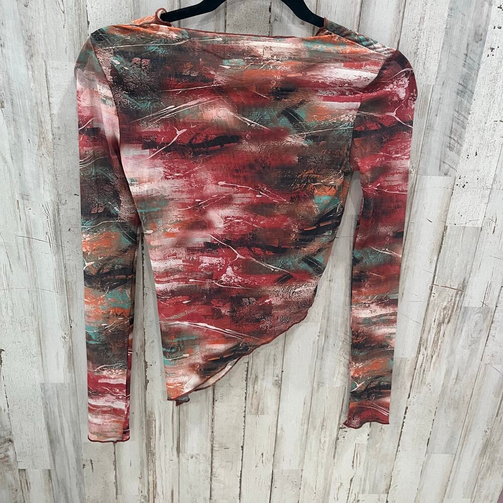 Superdown Revolve Red Multi Maddison Mesh Asymmet… - image 4